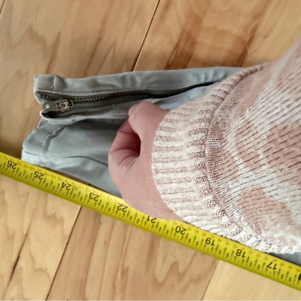 Anthropologie Gray Utility Moto Zipper Ankle Fitted Leg Pants 27 - Picture 8 of 9